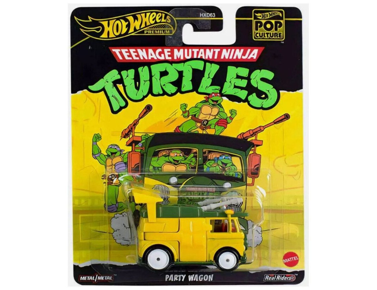 Mattel Hot Wheels® Pop Culture: Teenage Mutant Ninja Turtles - Party Wagon Vehicle (HXF04)