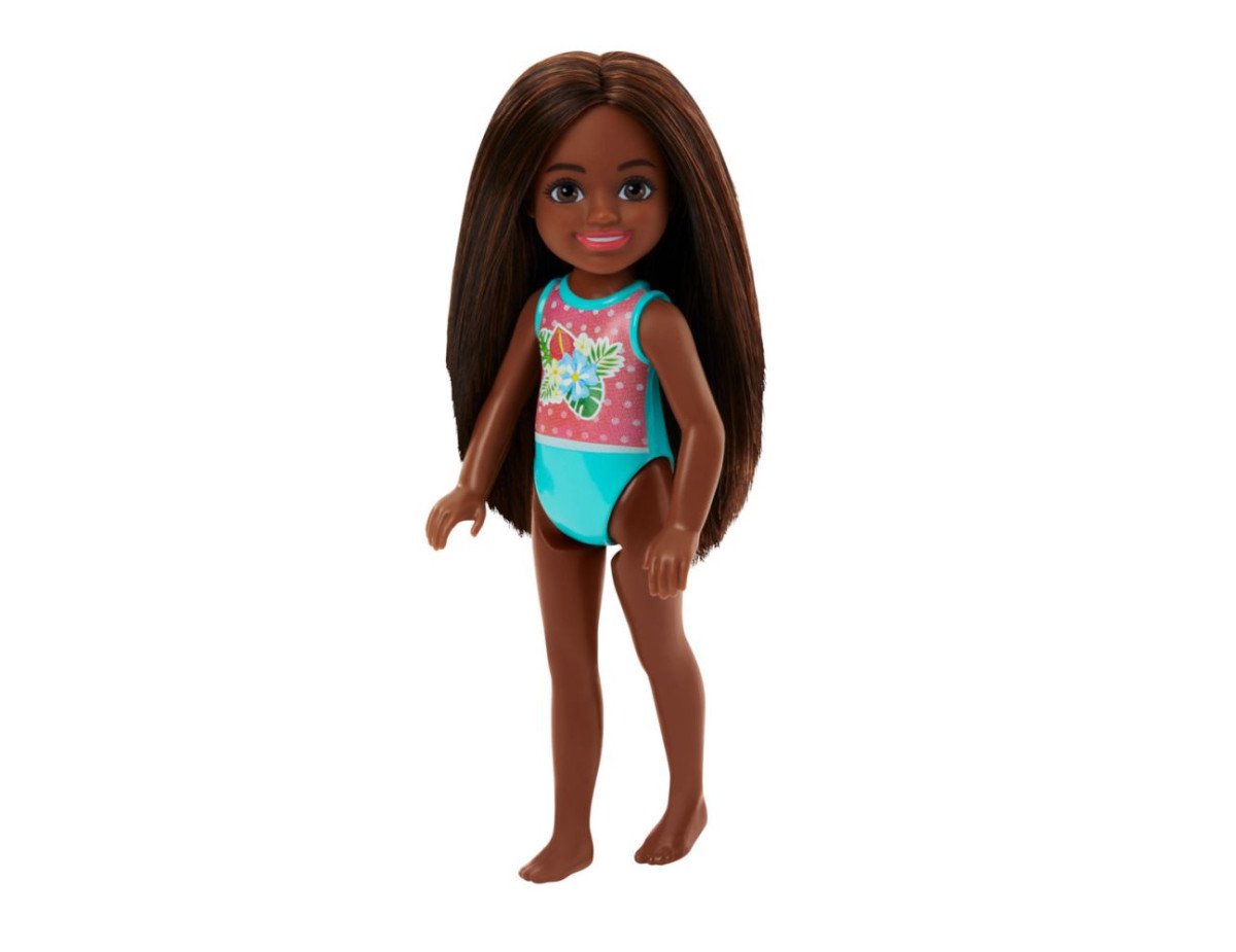 Mattel Barbie®: Club Chelsea Beach Doll with Dark Skin (HTK27)