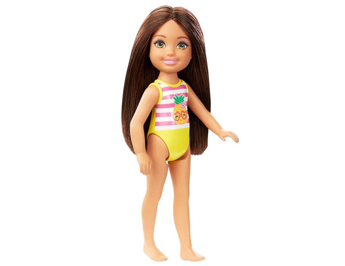 Mattel Barbie®: Club Chelsea Beach Doll with Brown Hair (JBG72)