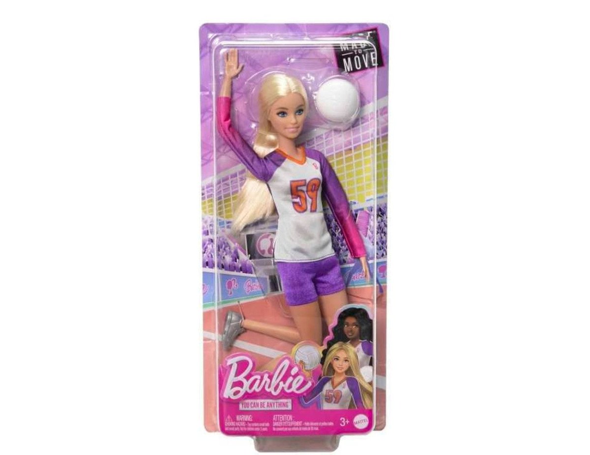 Mattel Barbie®: You Can Be Anything - Made To Move Volleyball Player Doll (HKT72)