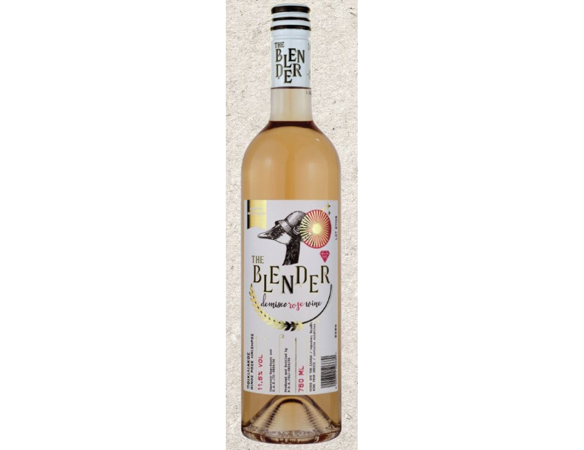 The Blender Project - The Blender Rose - Assyrtiko, Moschofilero, Rose Demisec Wine,750ml