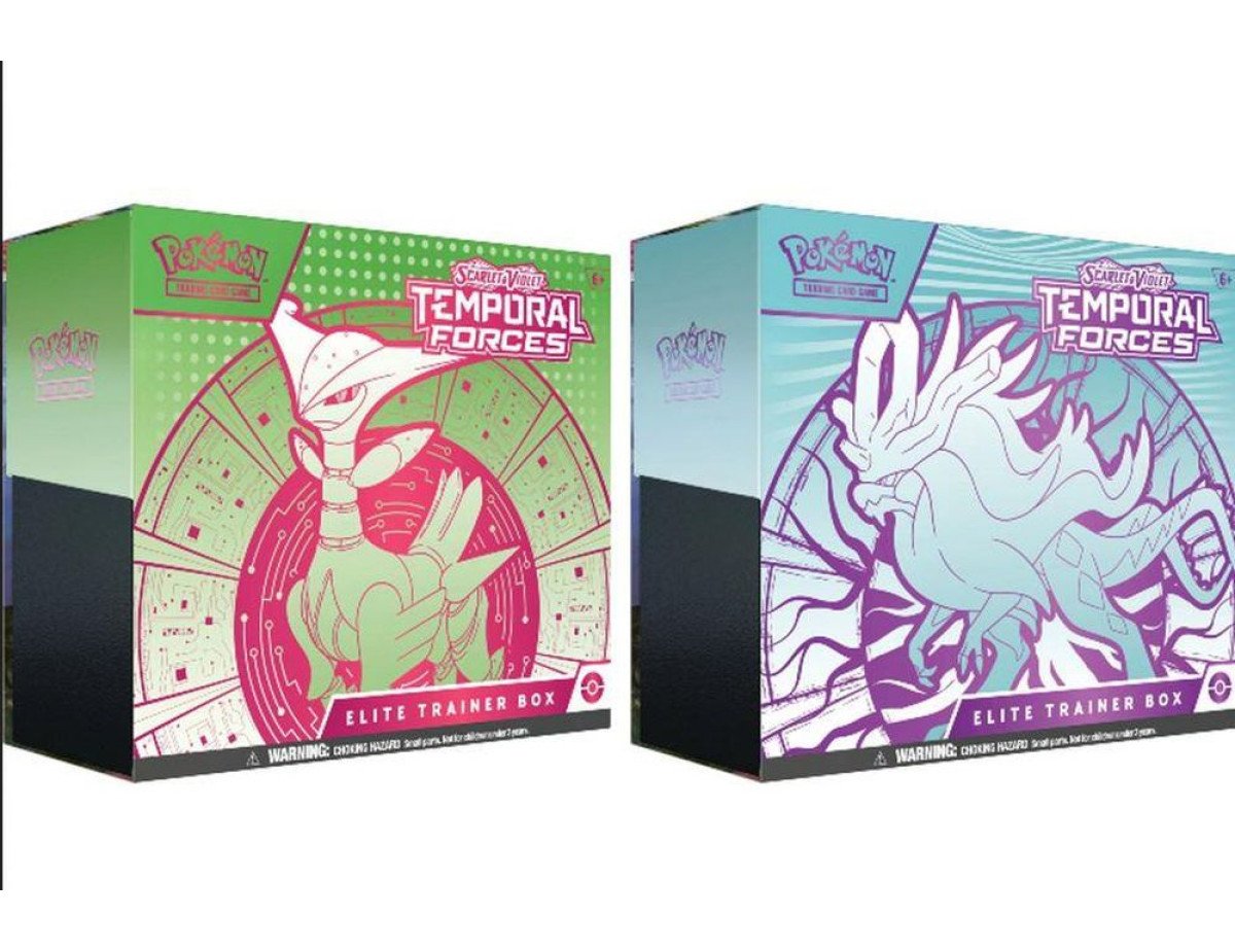 Pokemon TCG Scarlet  Violet: Temporal Forces Elite Trainer Box (Random) (POK856570)