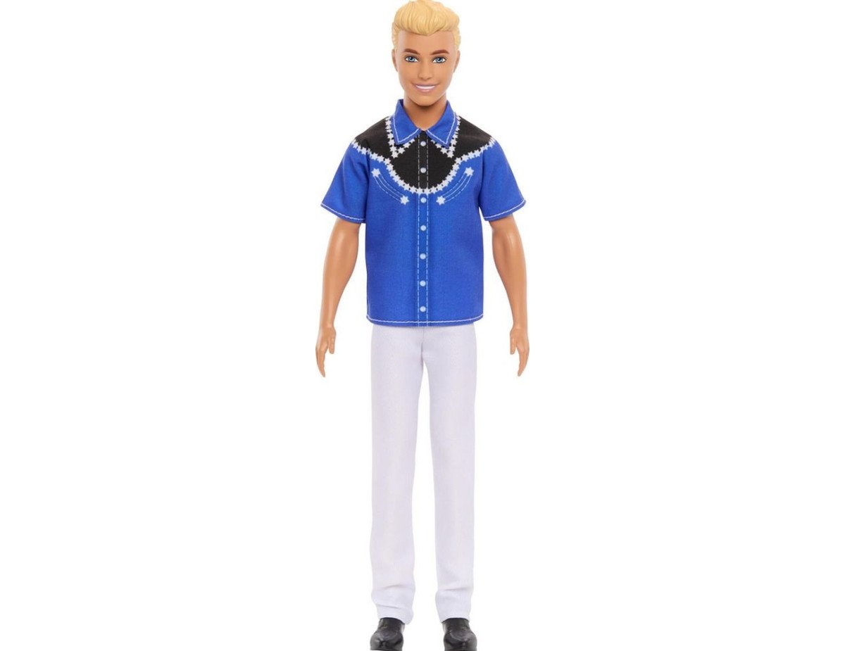 Mattel Barbie: Ken - Western Look with Blonde Hair Doll Fashionistas (HRH25)