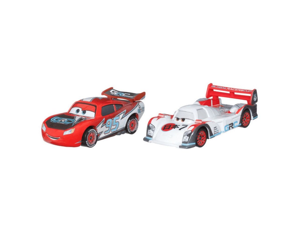 Mattel Disney Pixar: Cars Global Racers Cup - Lightning McQueen  Shu Todoroki (Set of 2) (HTX12)