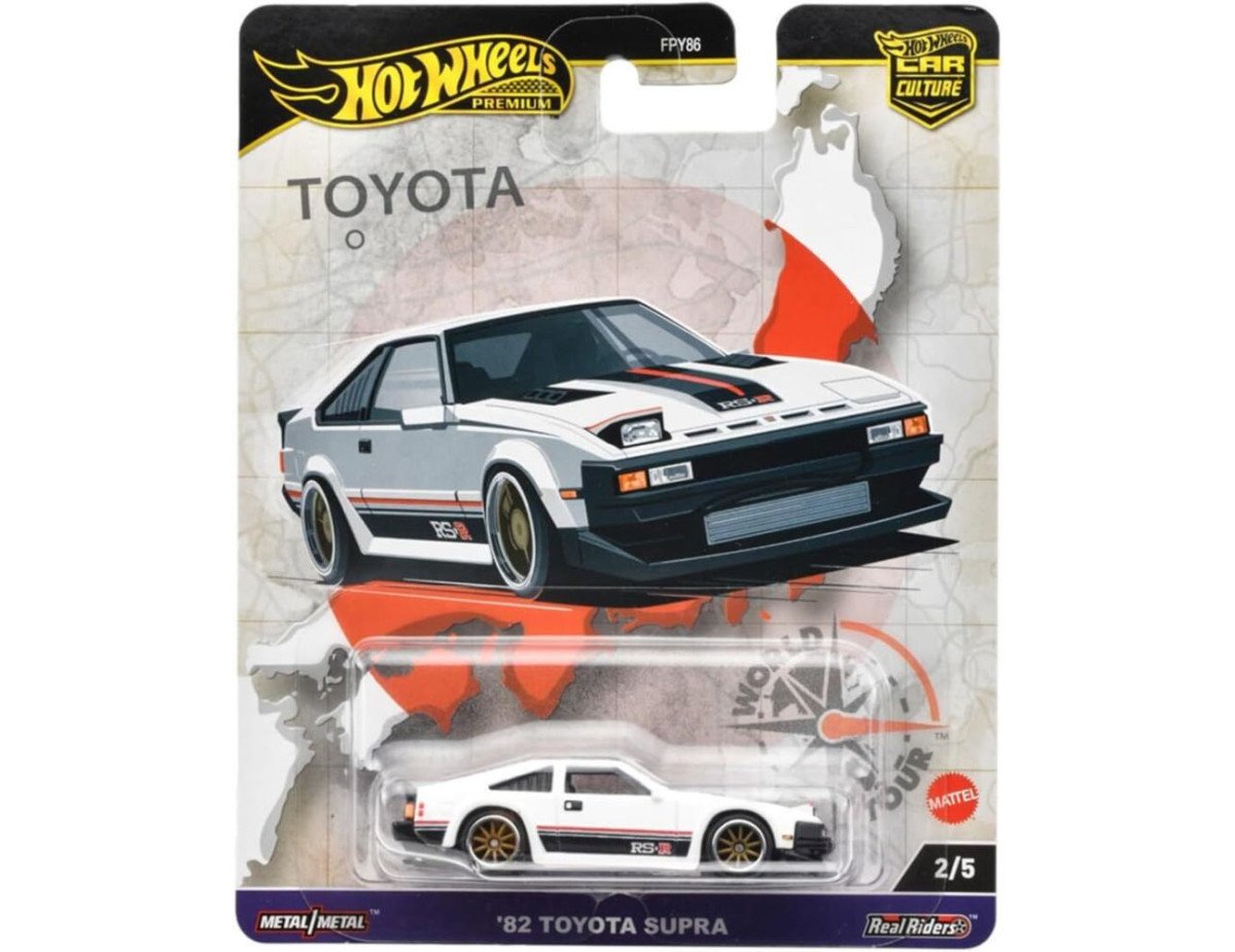 Mattel Hot Wheels Premium: Car Culture - 82 Toyota Supra Vehicle (HRV97)