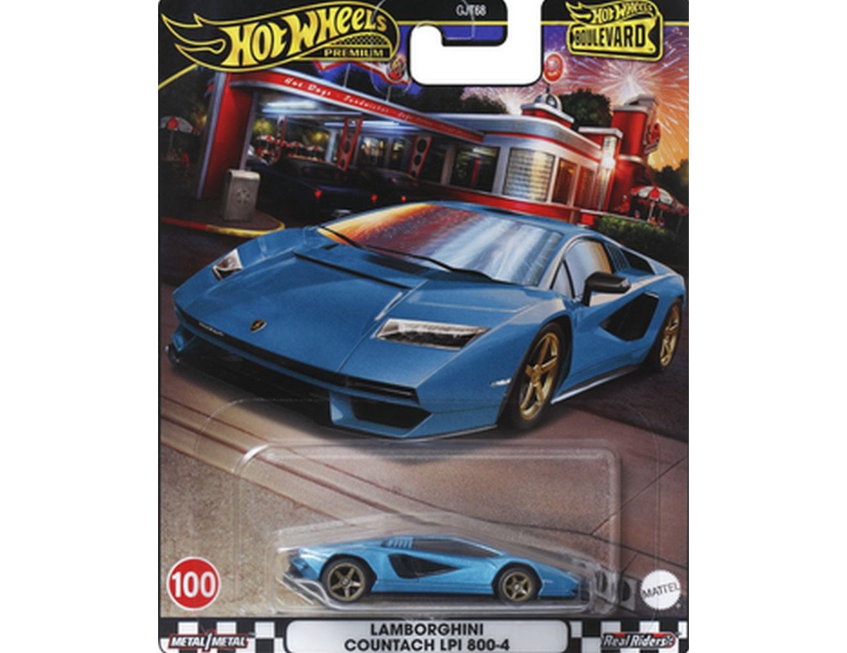 Mattel Hot Wheels Premium: Boulevard - Lamborghini Countach LPI 800-4 Vehicle (HRT70)