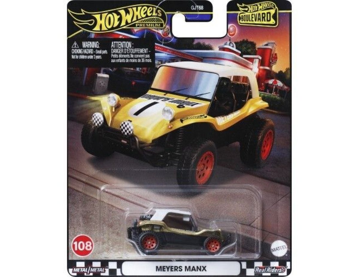 Mattel Hot Wheels Premium: Boulevard - Meyers Manx Vehicle (HRT57)