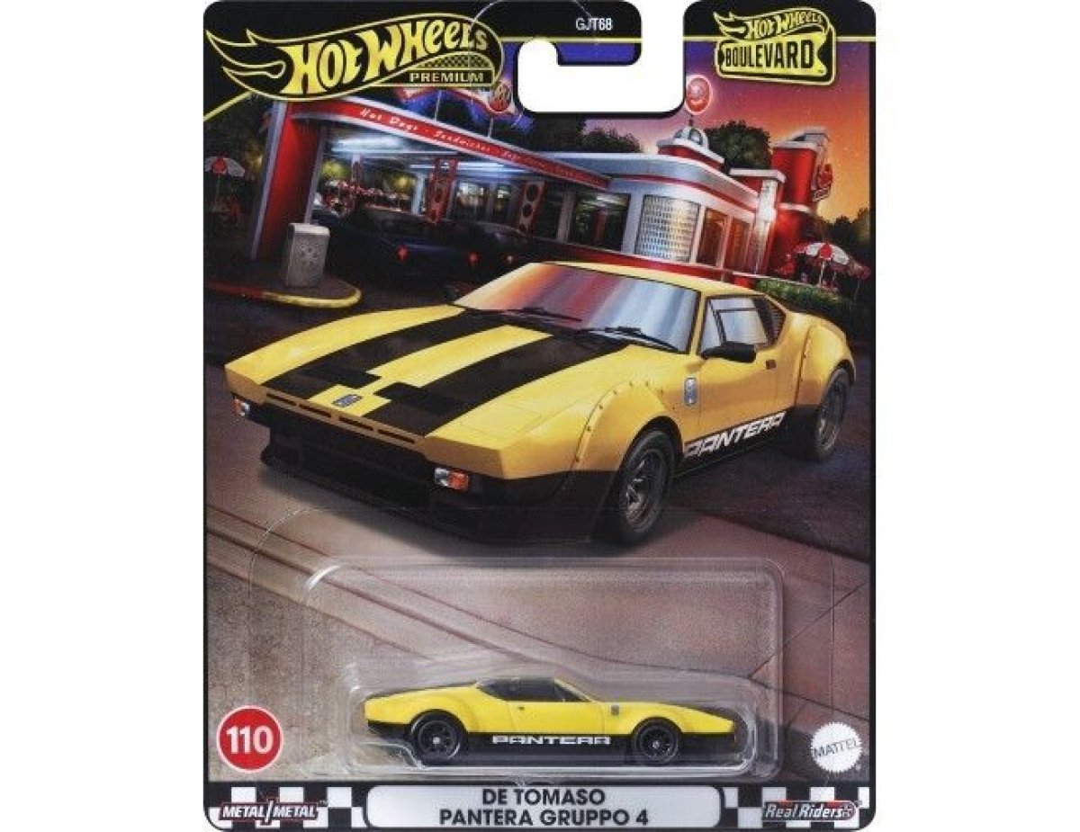 Mattel Hot Wheels Premium: Boulevard - De Tomaso Pantera Gruppo 4 Vehicle (HRT75)