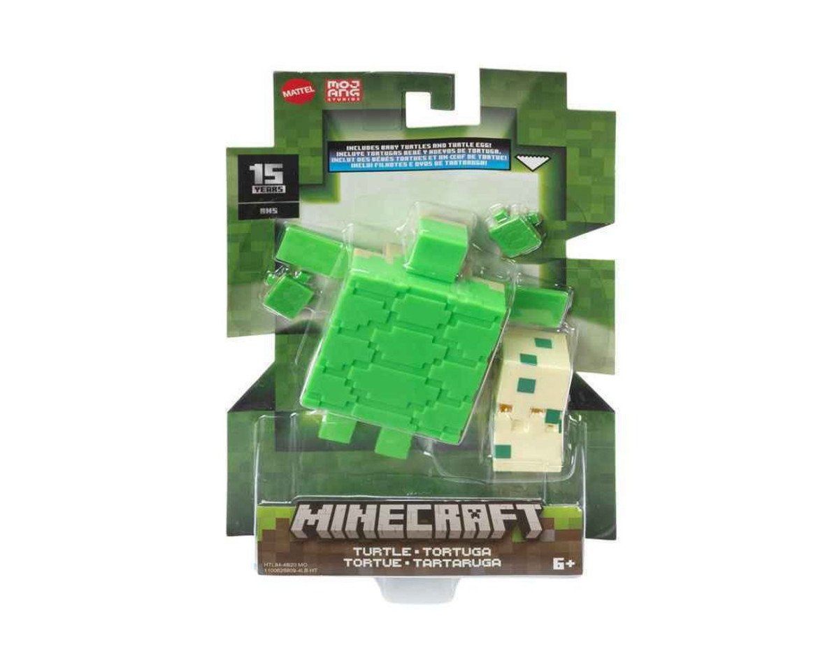 Mattel Minecraft: 15th Anniversary - Turtle Action Figure (HTL84)