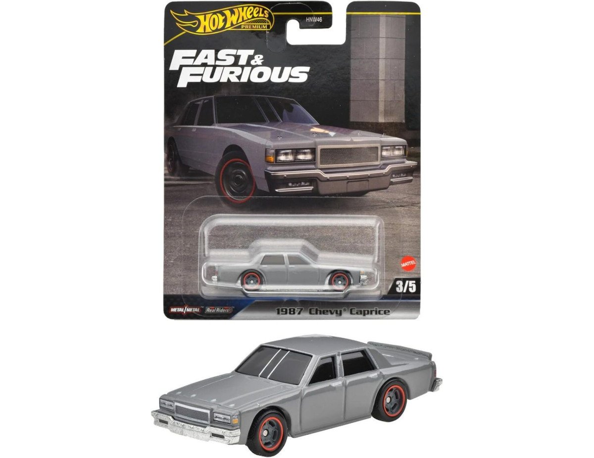 Mattel Hot Wheels Premium: Fast  Furious - 1987 Chevy Caprice Vehicle (HRT98)