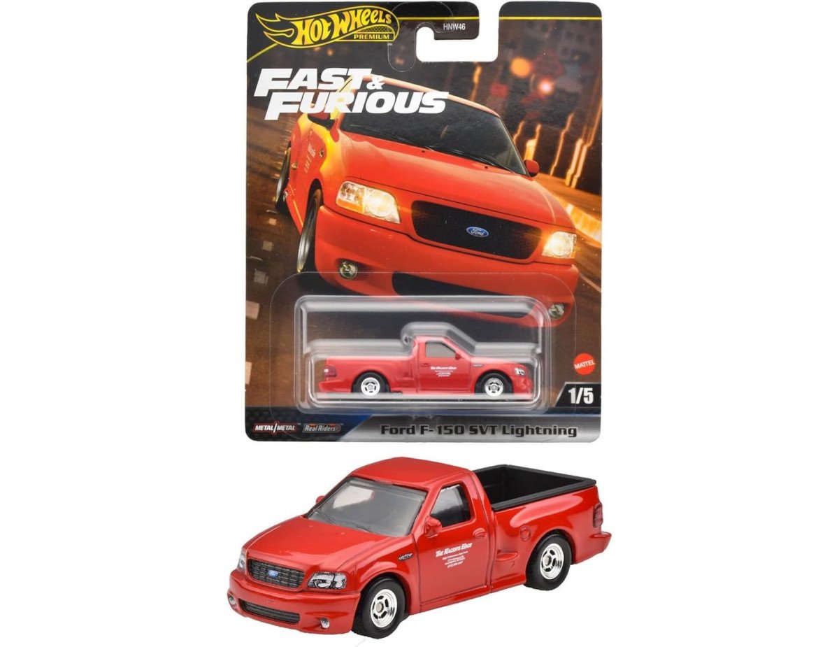 Mattel Hot Wheels Premium: Fast  Furious - Ford F-150 SVT Lightning Vehicle (HYP75)