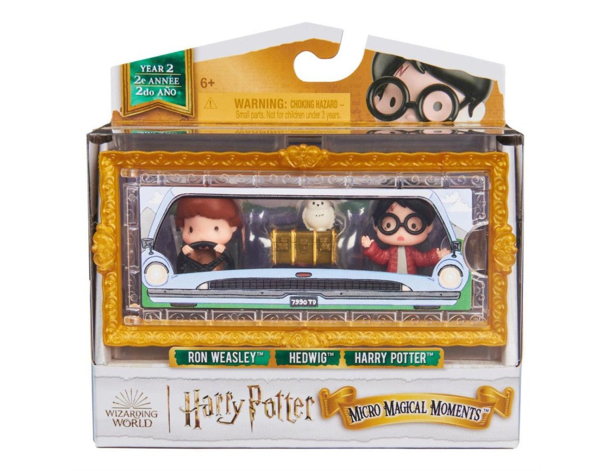 Spin Master Harry Potter: Micro Magical Moments - Ron Weasly/Hedwig/Harry Potter Mini Figures 3Pack (6068612)