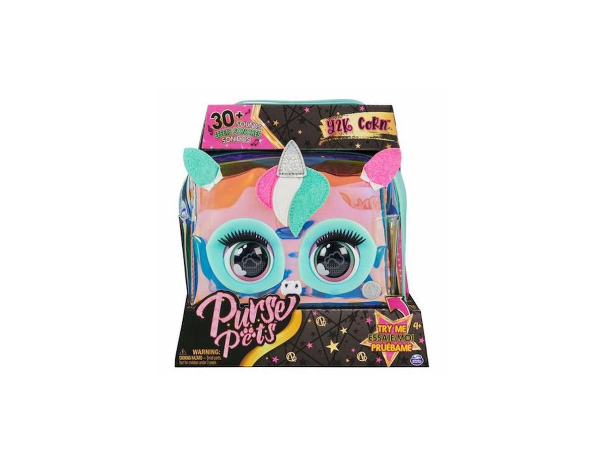 Spin Master Purse Pets: Y2K Corn Interactive Unicorn - Crossbody Bag (6068208)