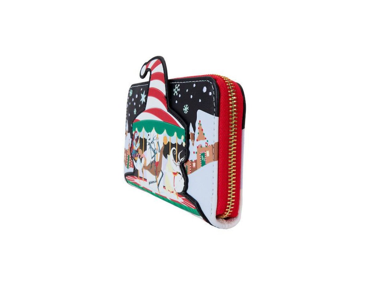 Loungefly Disney: The Nightmare Before Christmas - Journey To Christmas Town Zip Around Wallet (WDWA3159)