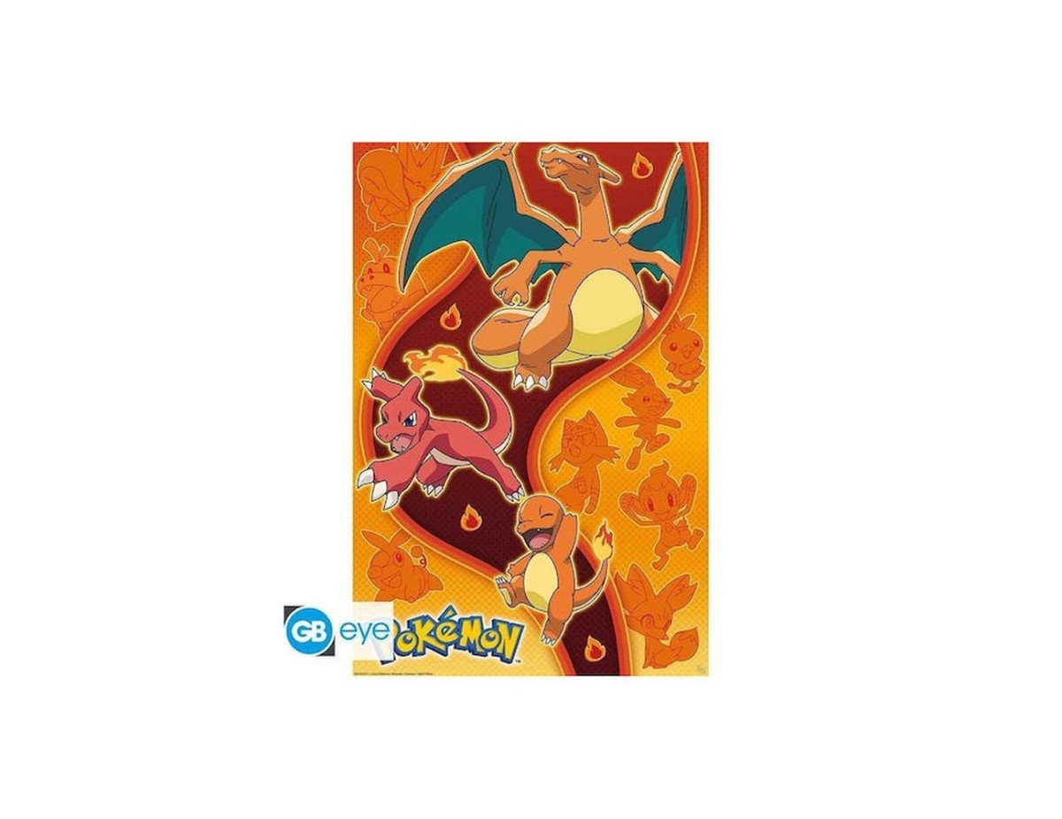 Abysse Nintendo: Pokemon - Fire Type Maxi Poster (91.5x61cm) (GBYDCO557)