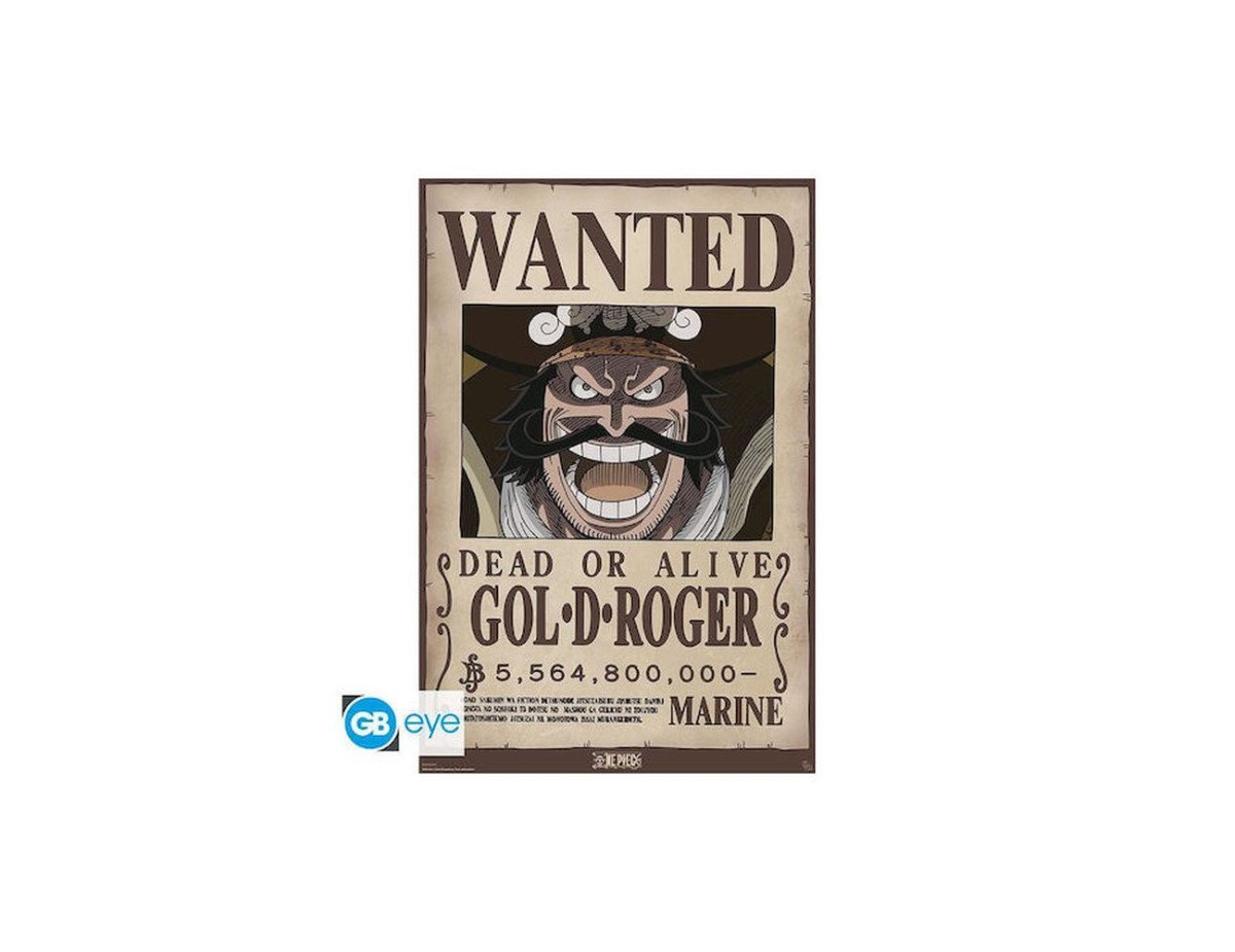 Abysse One Piece - Wanted Gol .D. Roger Maxi Poster (91.5x61cm) (GBYDCO595)