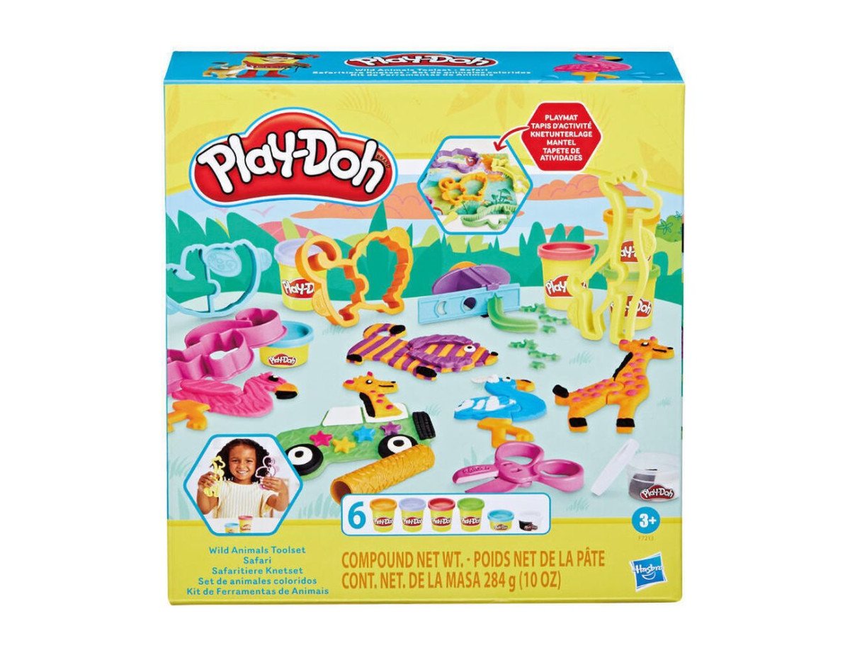 Hasbro Play-Doh: Wild Animals Toolset (F7213)