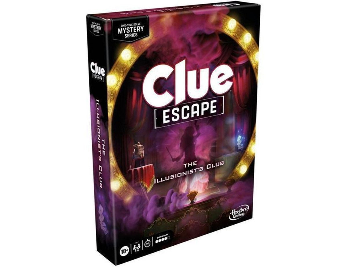 Hasbro Cluedo: Escape - The Illusionists Club Board Game (Greek Language) (F8817)