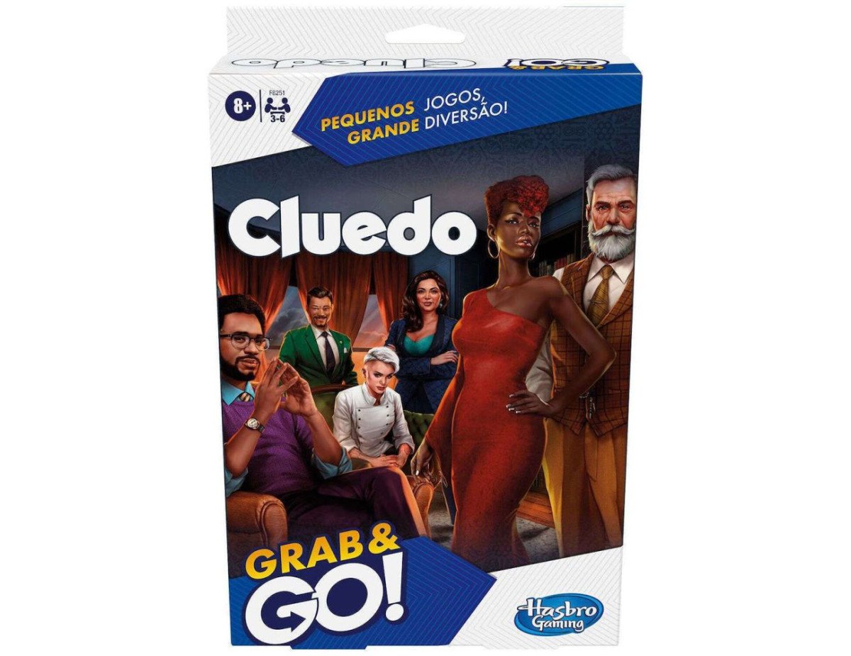 Hasbro Cluedo: Grab And Go - Board Game (Greek Language) (F8251)