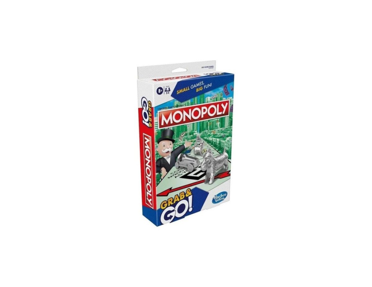 Hasbro Monopoly: Grab and Go - Board Game (Greek Language) (F8256)