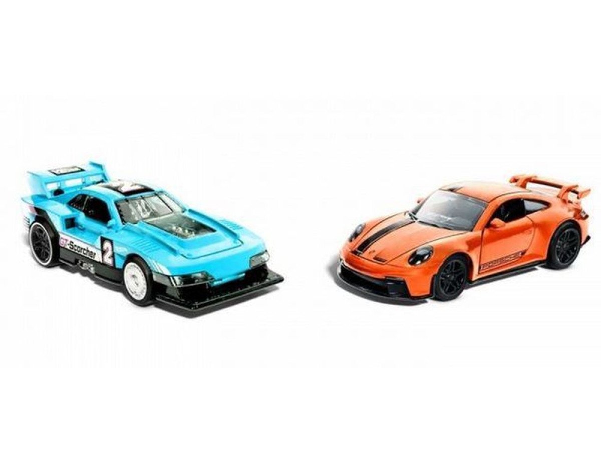 Mattel Hot Wheels: Pull-Back Speeders - GT Scorcher  Porsche 911 GT3 (HPR96)