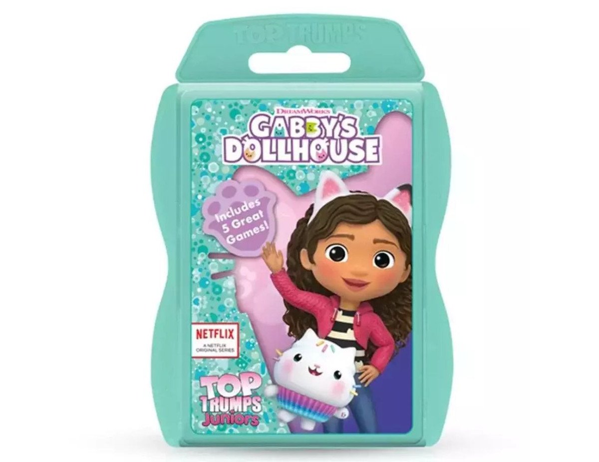 Winning Moves: Top Trumps Juniors - Gabbys Dollhouse Playing Cards (WM04165-EN1-6)