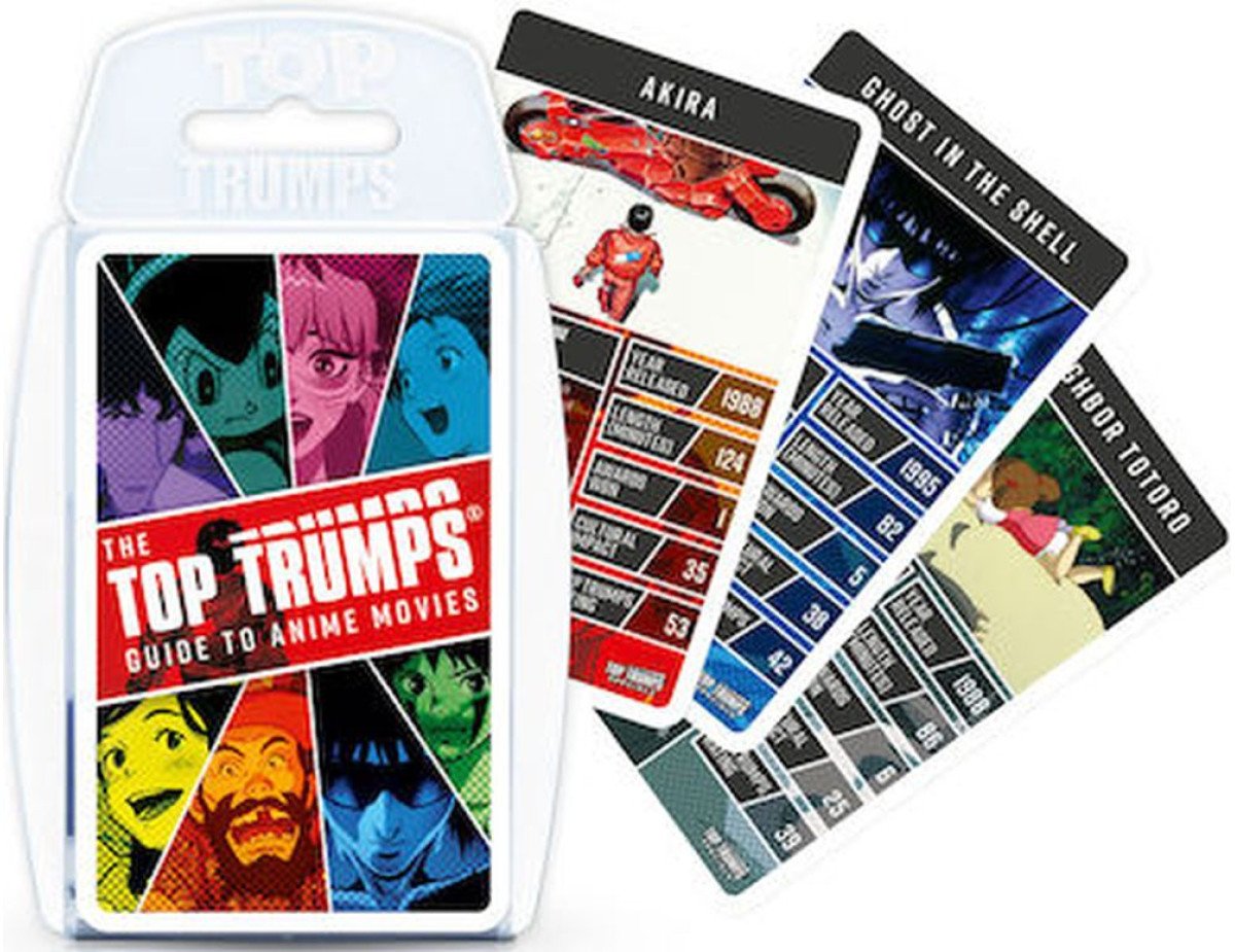 Winning Moves: Top Trumps - Guide to Anime Movies Playing Cards (WM03713-EN1-6)