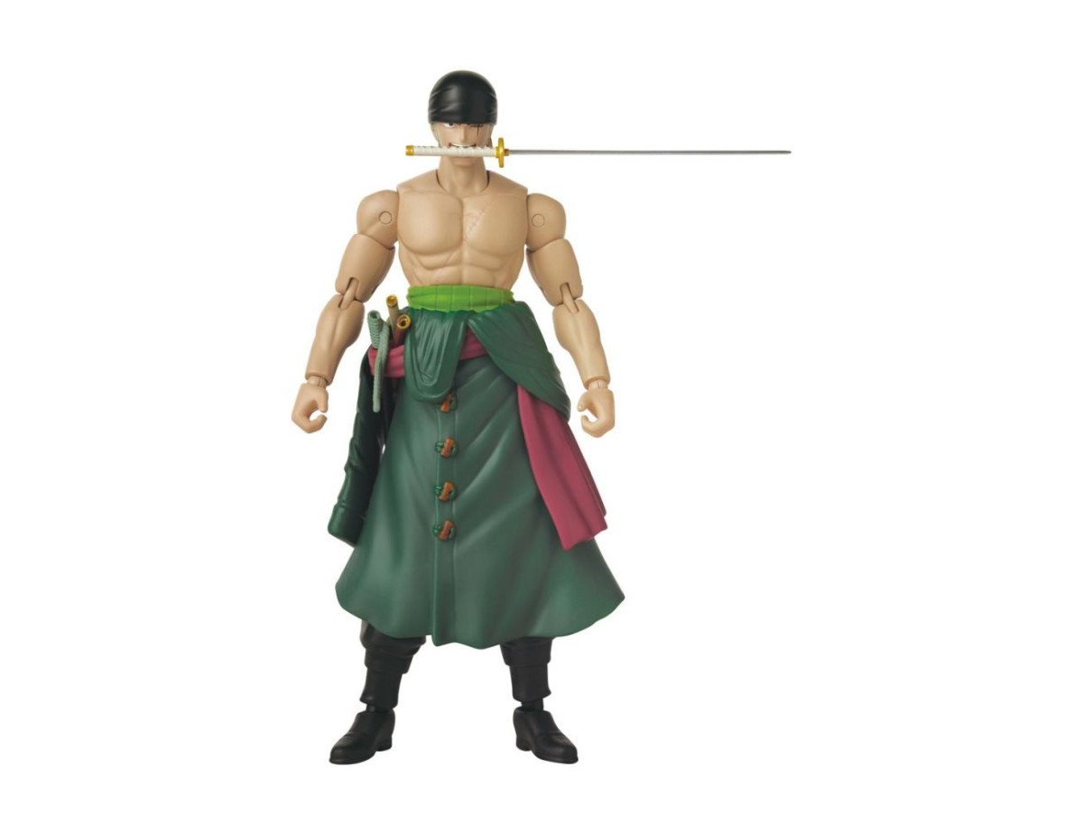 Bandai Anime Heroes: One Piece - Roronoa Zoro Three Sword Style Action Figure (37052)