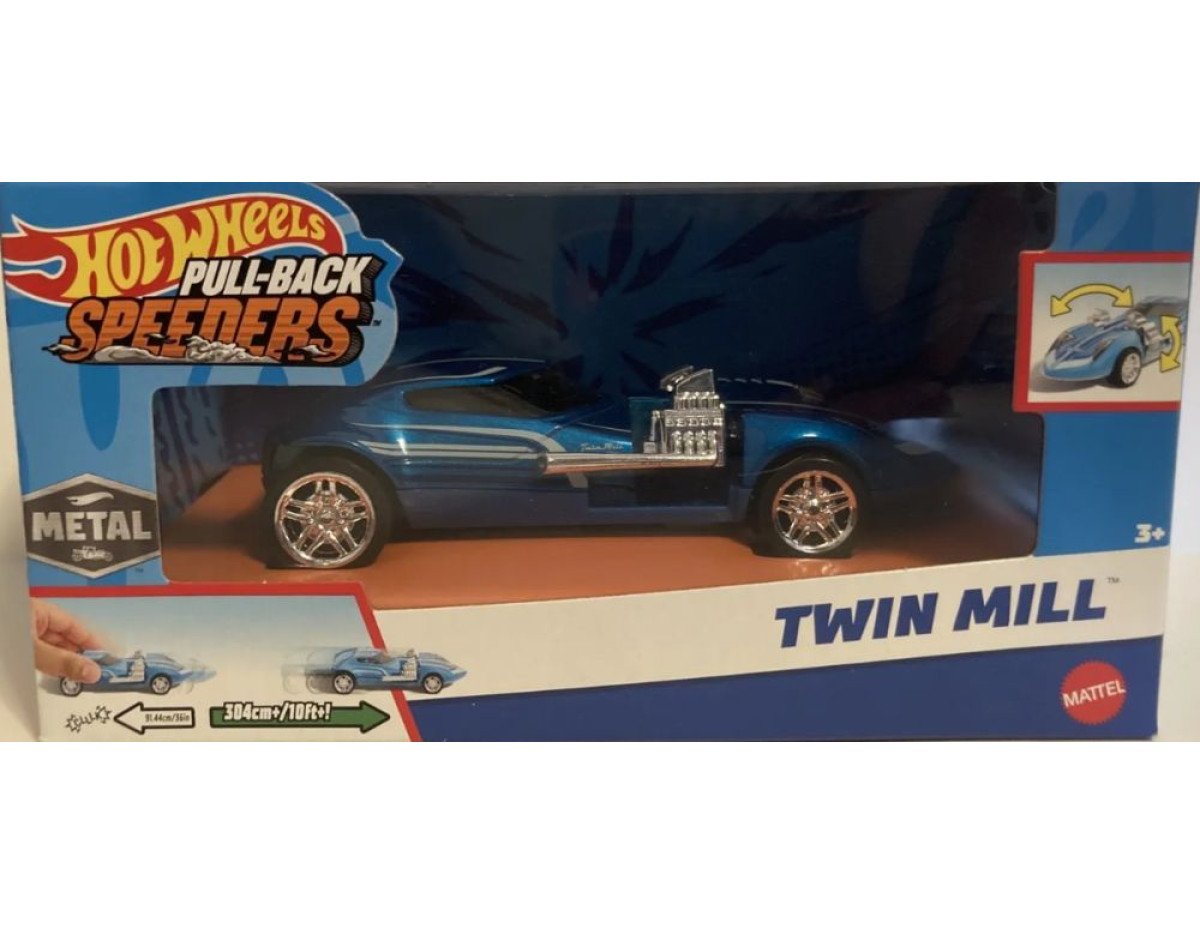 Mattel Hot Wheels: Pull-Back Speeders - Twin Mill (1:43) (HPR72)