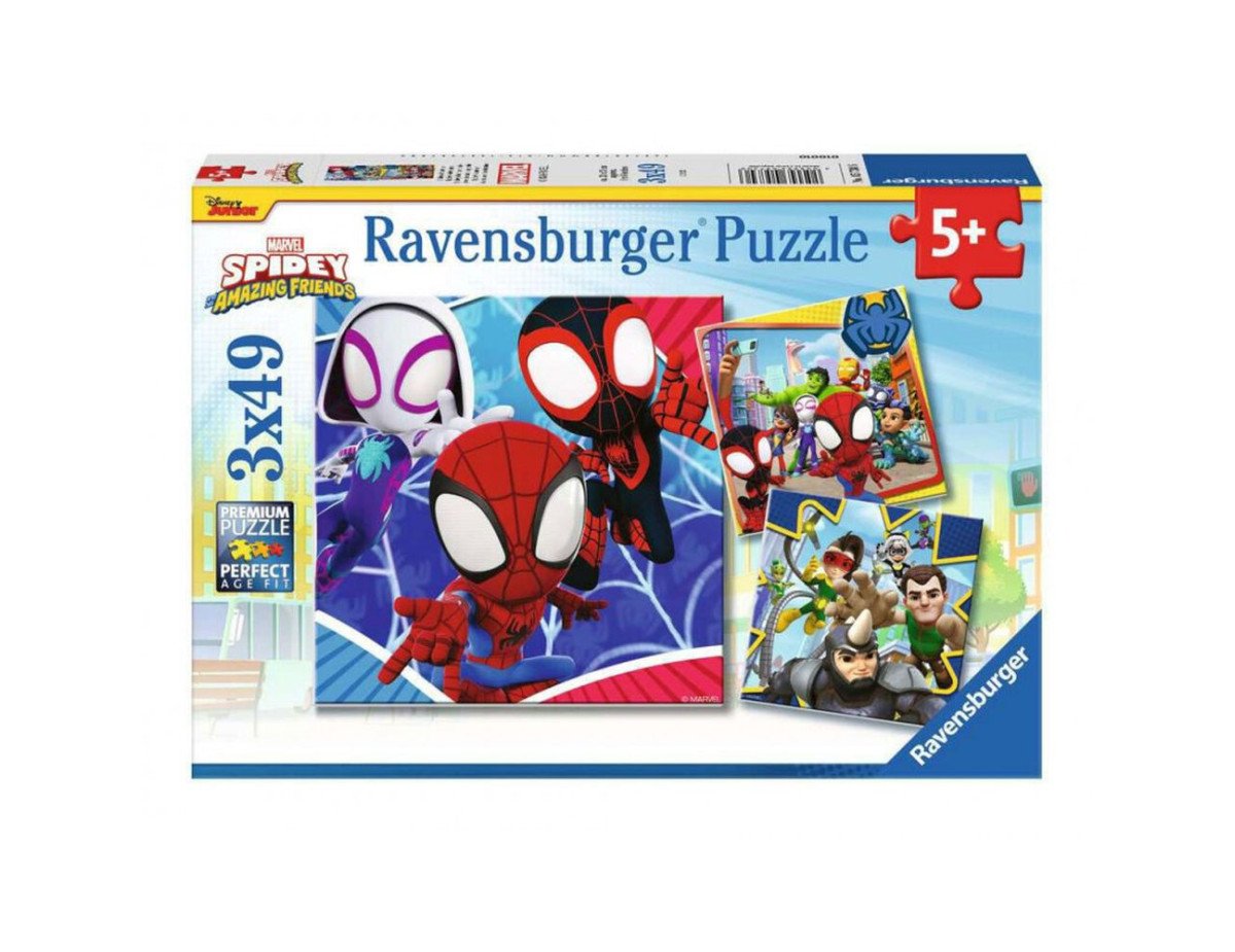 Ravensburger Puzzle: Marvel - Spidey and his Amazing Friends (3x49pcs) (5730)