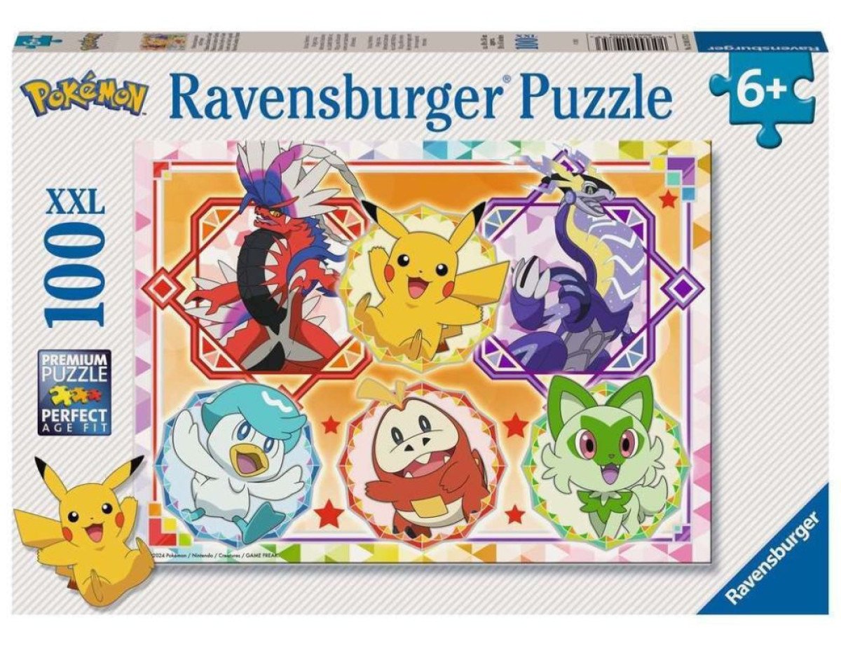 Ravensburger Puzzle: Pokemon XXL (100pcs) (12001075)