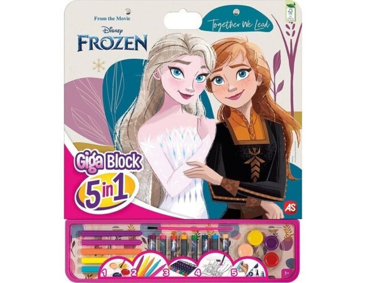 AS Disney: Frozen - Giga Block Painting Set 5 in1 (1023-62750)