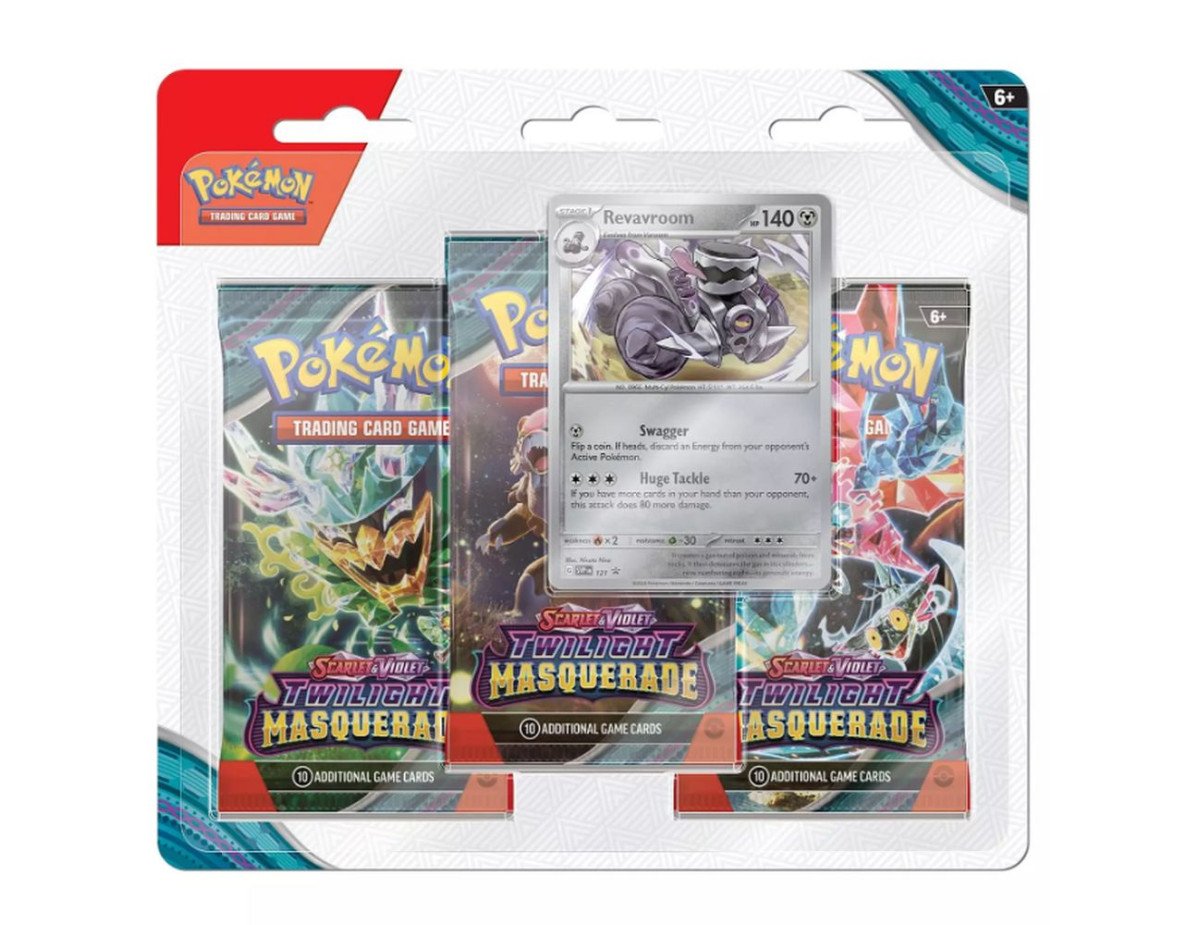 Pokemon TCG: Scarlet  Violet Twilight Masquerade 3-Booster Blister Pack (Random) (POK857836)