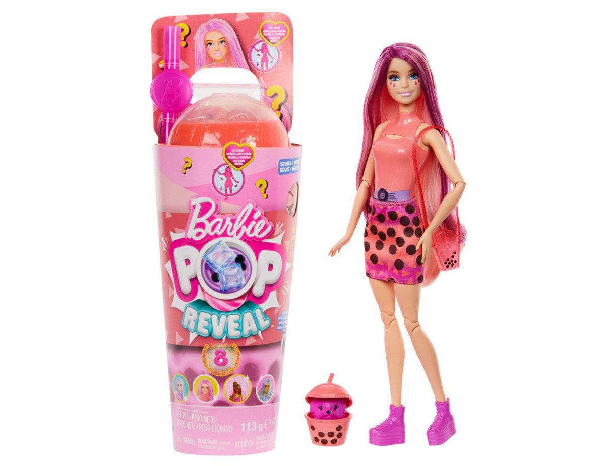 Mattel Barbie: Pop Reveal - Bubble Tea Series Mango Mochi Doll (HTJ22)