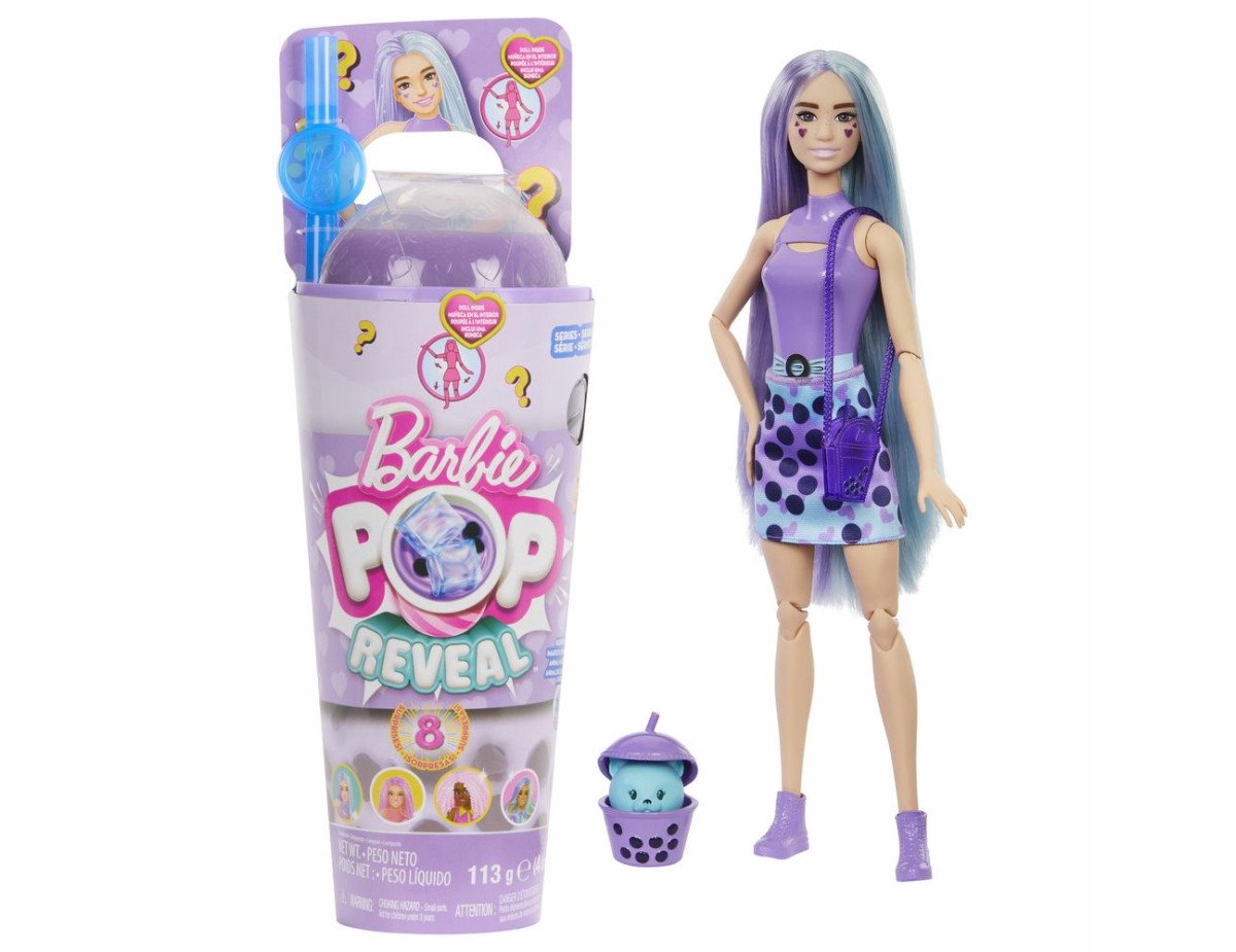 Mattel Barbie: Pop Reveal - Bubble Tea Series Taro Milk Doll (HTJ19)