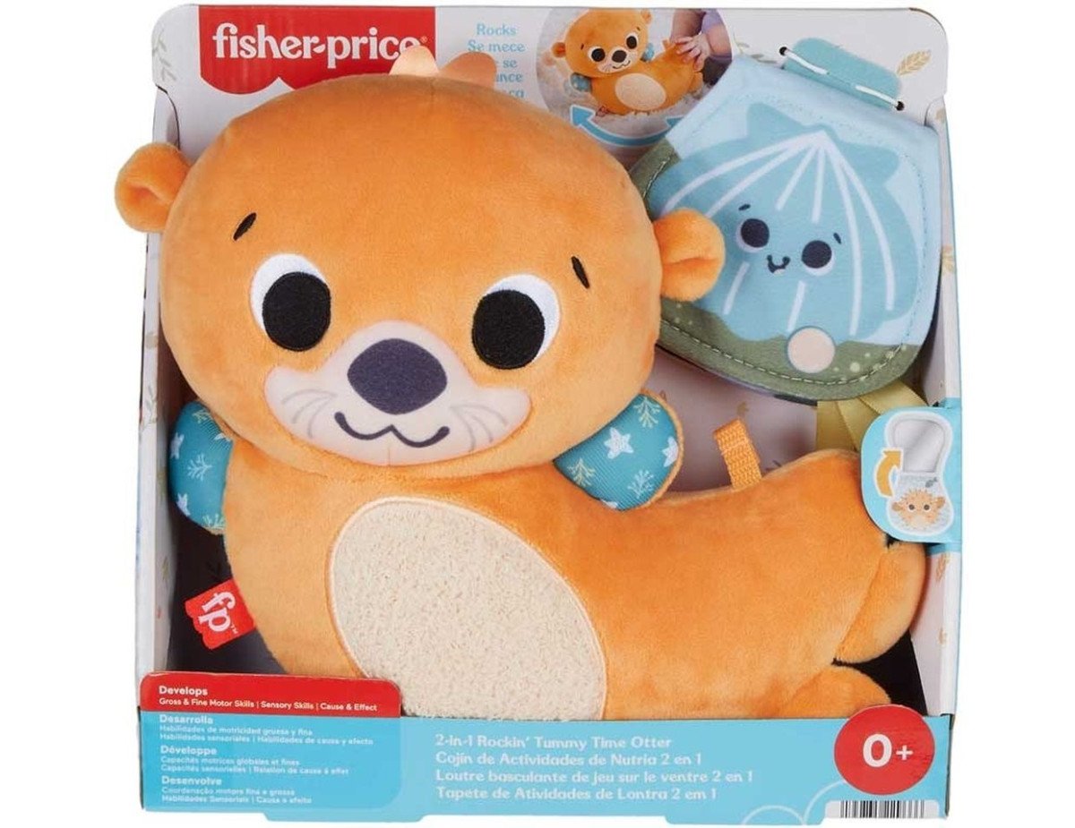 Fisher Price: 2-in-1 Rocking Tummy Time Otter (HXG96)