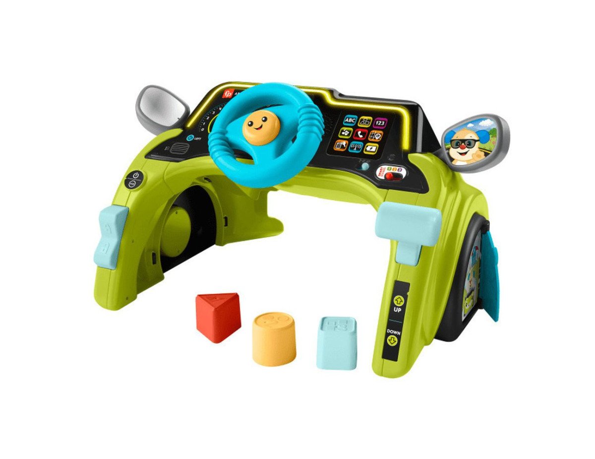 Fisher-Price Laugh  Learn - Sit  Steer Driver (English, Greek  Turkish Language) (HYR91)