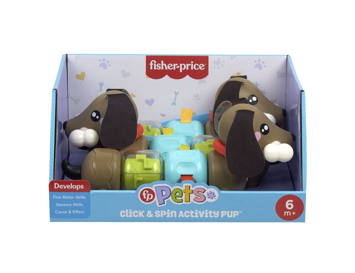 Fischer-Price Pets: Click  Spin - Activity Pup (HTW91)