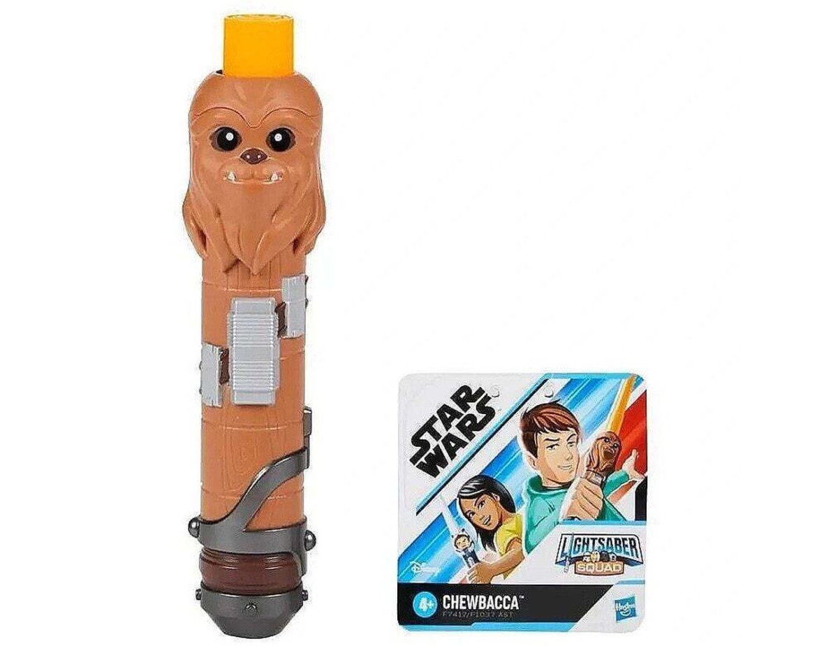 Hasbro Disney Star Wars: Lightsaber Squad - Chewbacca Extendable Orange Lightsaber (F7417)