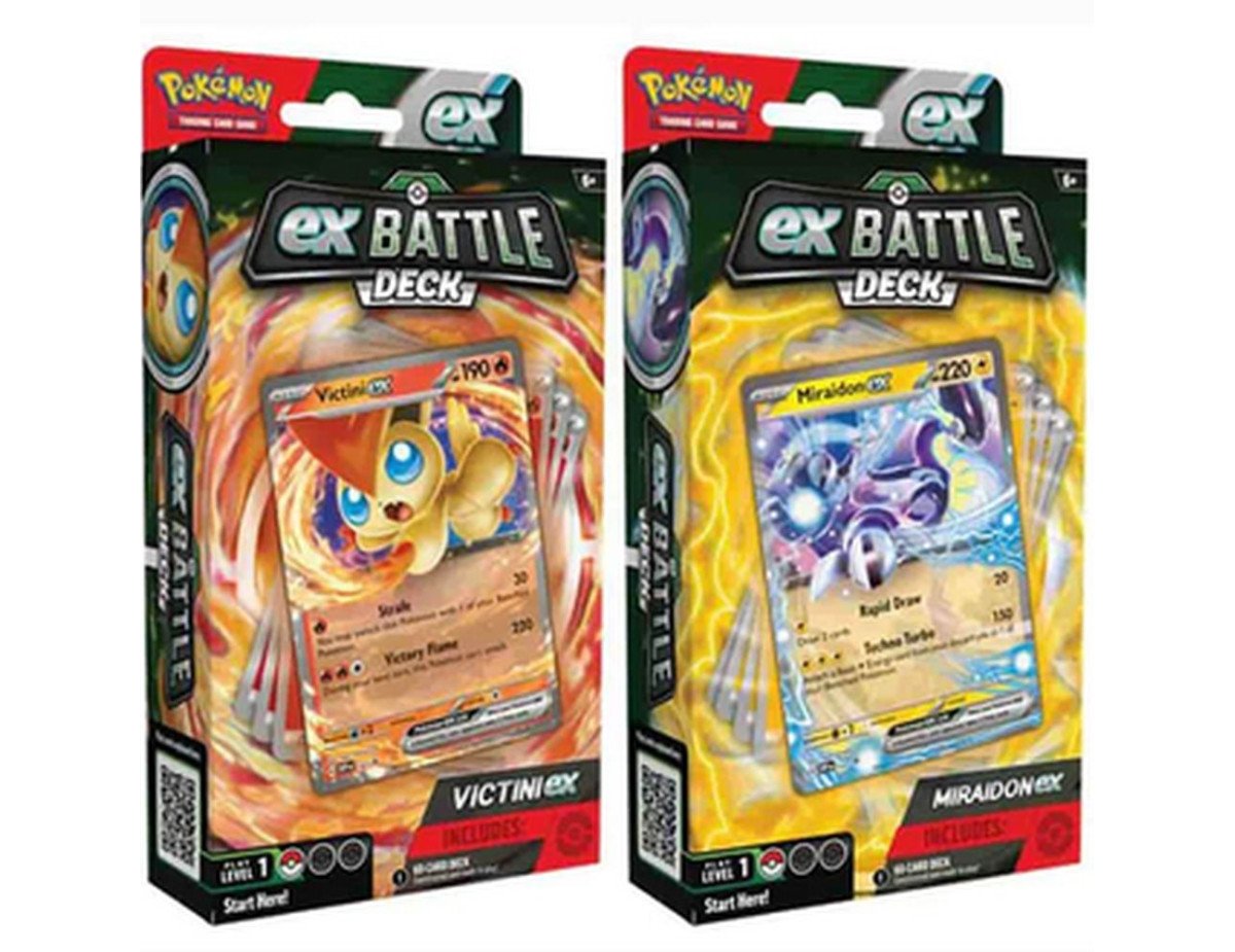 Pokemon TCG: Battle Decks - VictiniEX  MiraidonEX (Random) (POK867545)