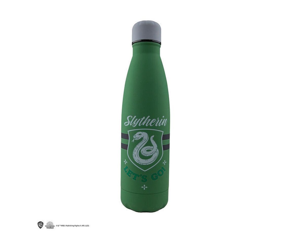 Cinereplicas Movies: Harry Potter Lets Go - Slytherin Stainless Water Bottle (CR4032)