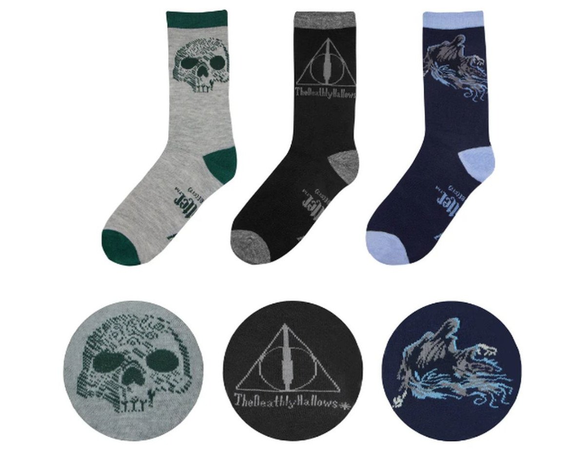 Cinereplicas Movies: Harry Potter - Deathly Hallows Socks (Set of 3) (CR1605)