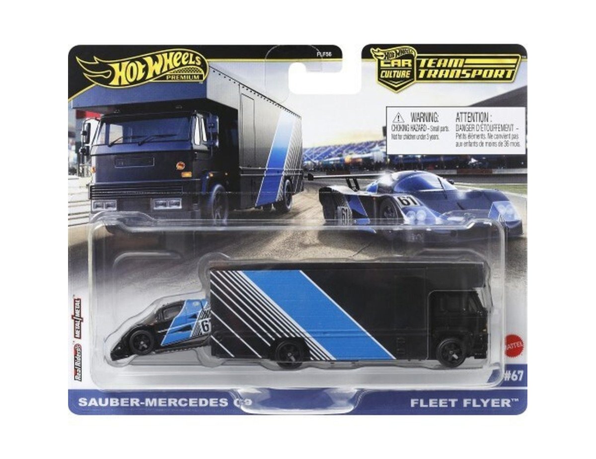 Mattel Hot Wheels: Premium Car Culture Team Transport - Sauber-Mercedes C9 Fleet Flyer (HRV41)