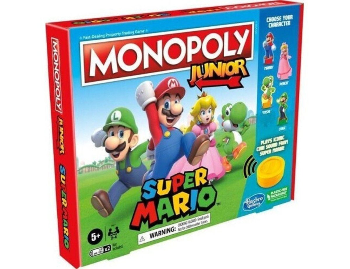 Hasbro Monopoly: Junior - Super Mario Edition (Greek Language) (F4817)