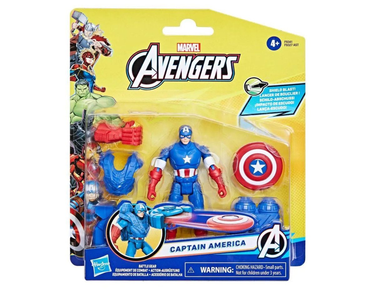 Hasbro Marvel: Avengers Battle Gear - Captain America Action Figure (F9341)