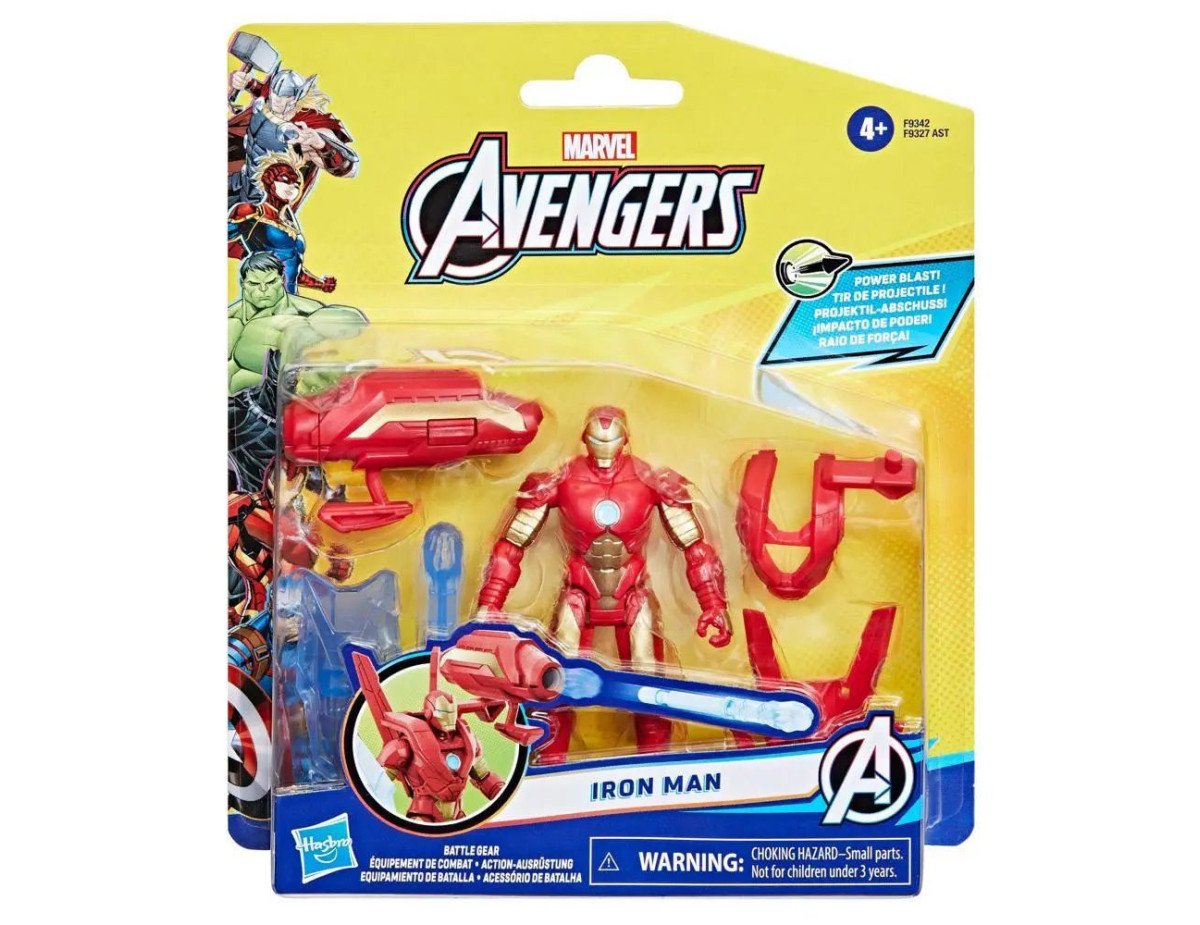 Hasbro Marvel: Avengers Battle Gear - Iron Man Action Figure (F9341) (F9342)