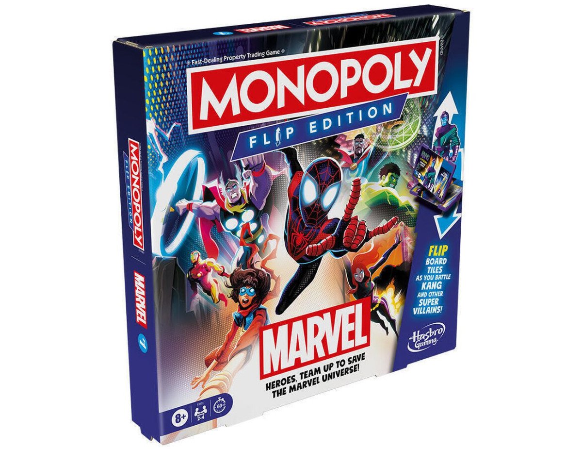 Hasbro Marvel: Monopoly - Flip Edition (Greek Language) (F9931)