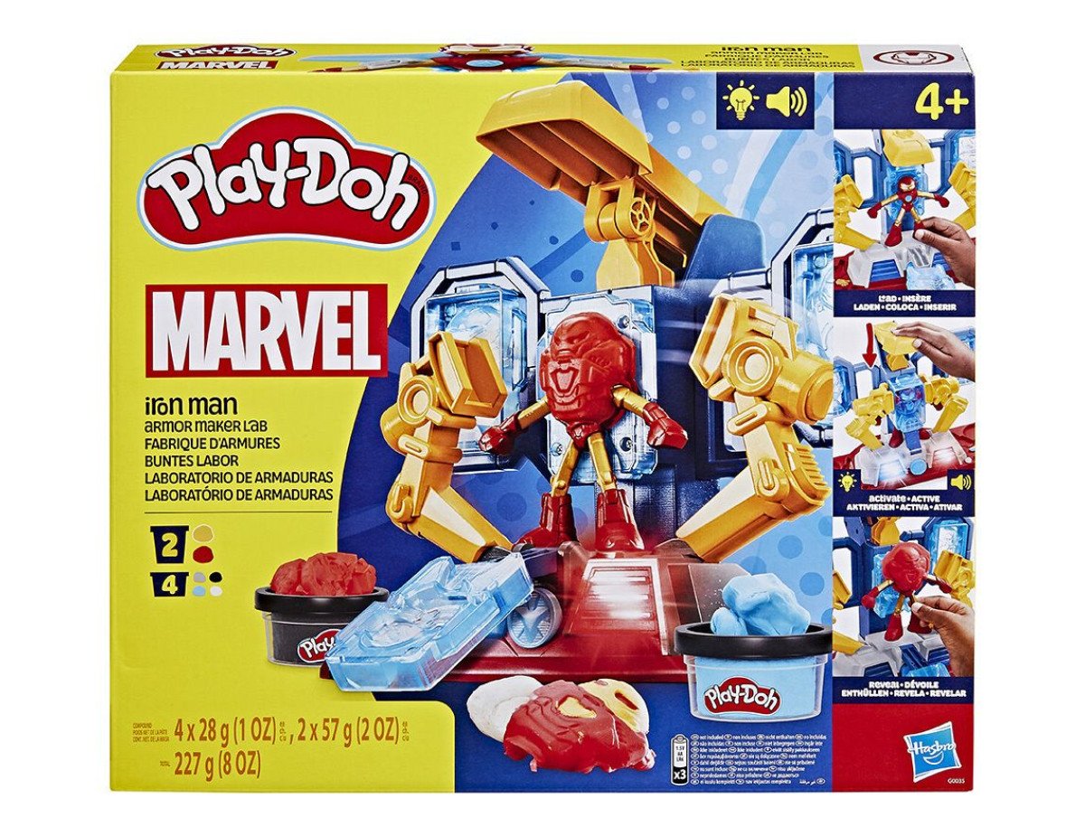 Hasbro Marvel: Play Doh - Iron Man Armor Maker Lab (G0035)