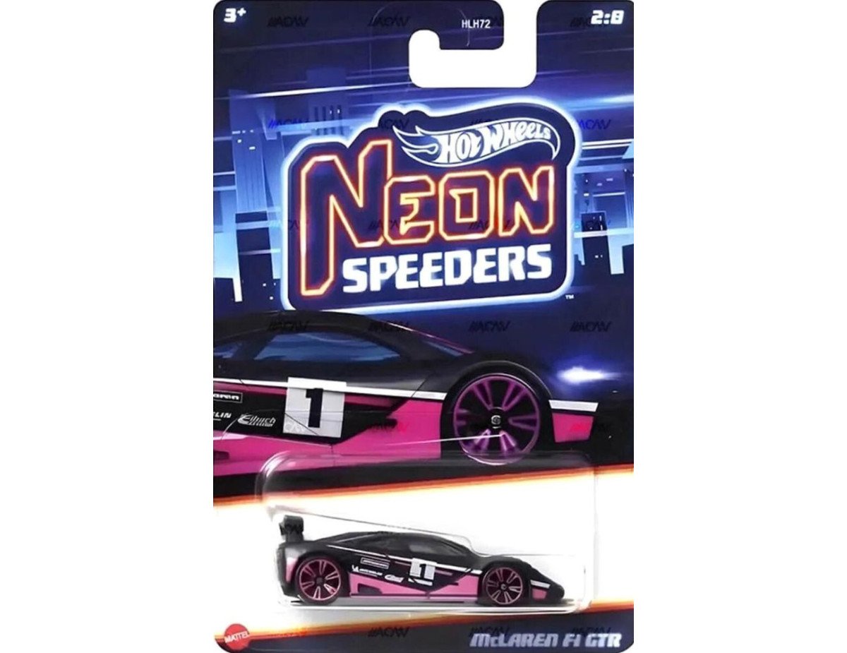 Mattel Hot Wheels: Neon Speeders - McLaren FI GTR (HRW76)