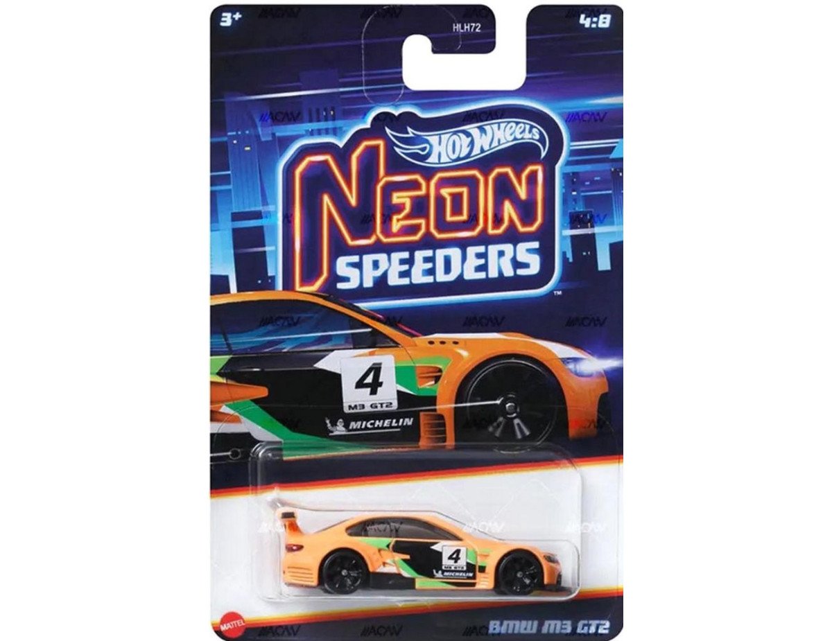 Mattel Hot Wheels: Neon Speeders - BMW M3 GT2 (HRW78)